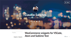 Desktop Screenshot of claudiosanches.com