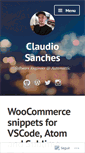 Mobile Screenshot of claudiosanches.com